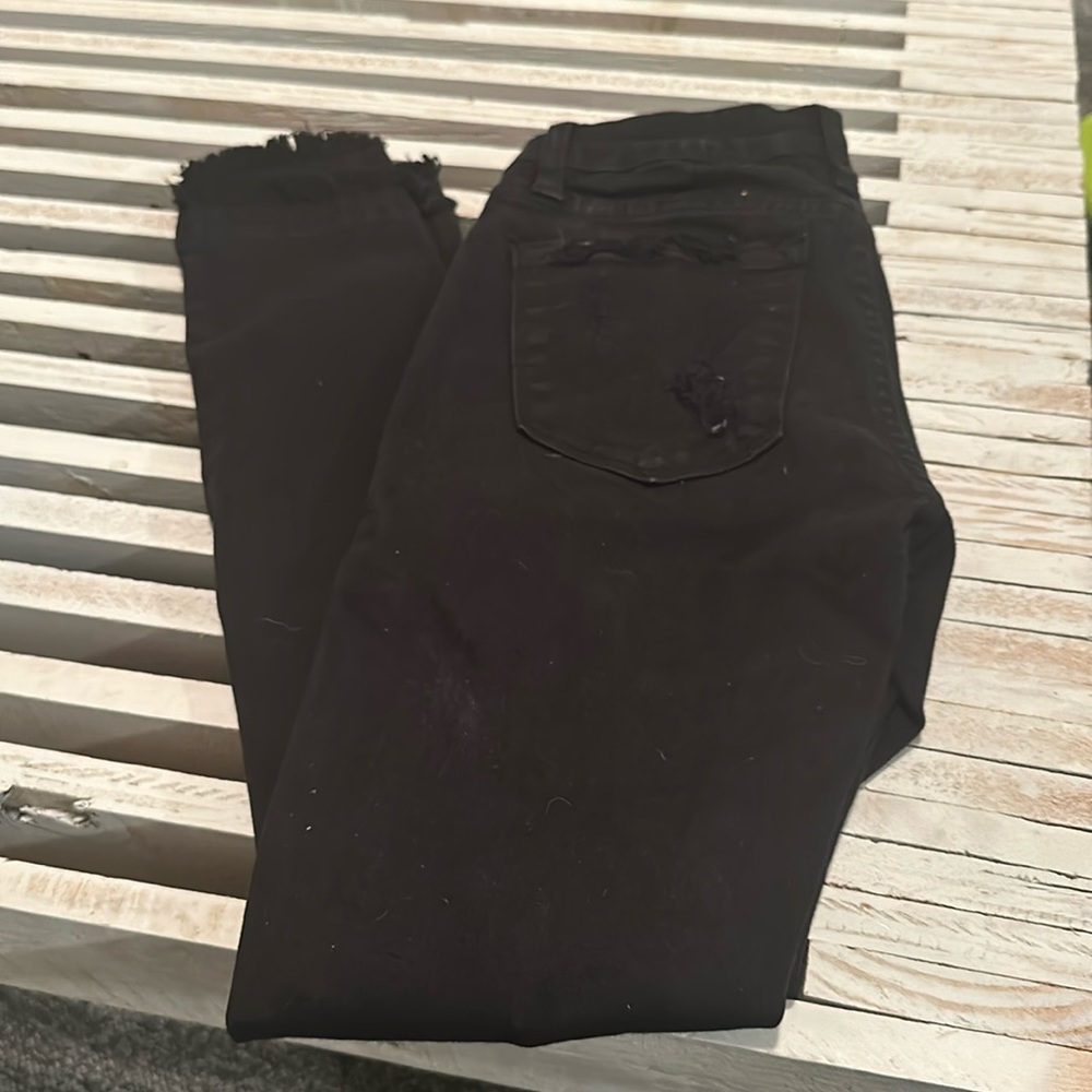 KanCan Black Distressed Jeans 0/32